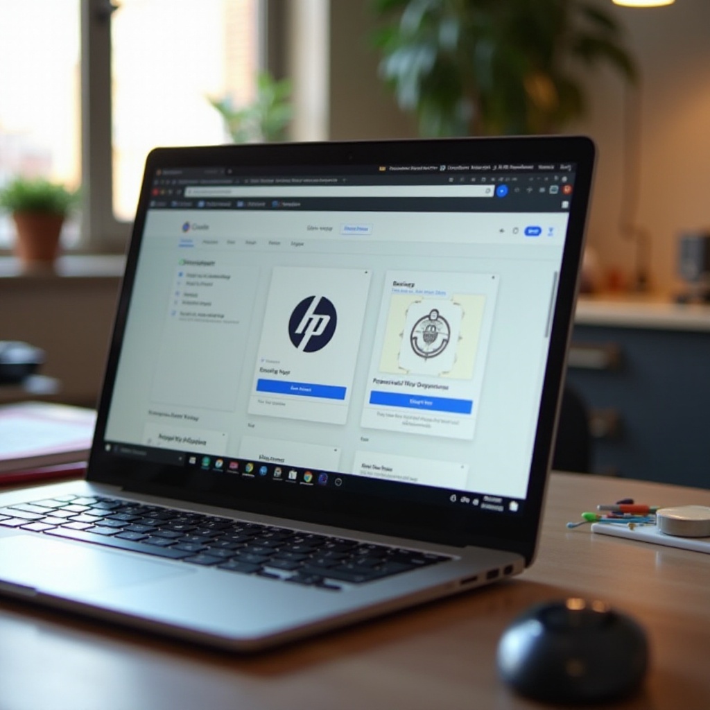 如何在 Google Chrome HP Chromebook 上製作自訂標誌