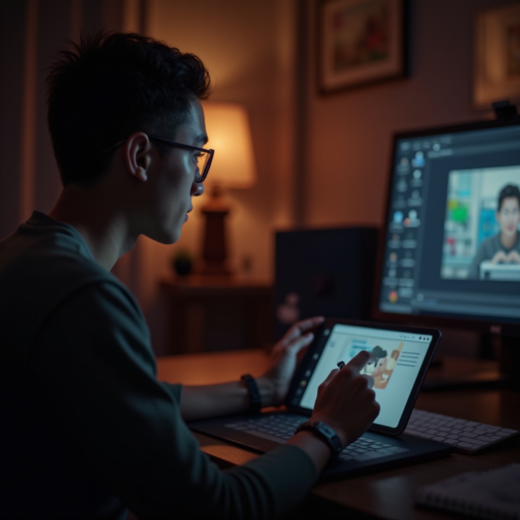 玩 desume 配繪圖板