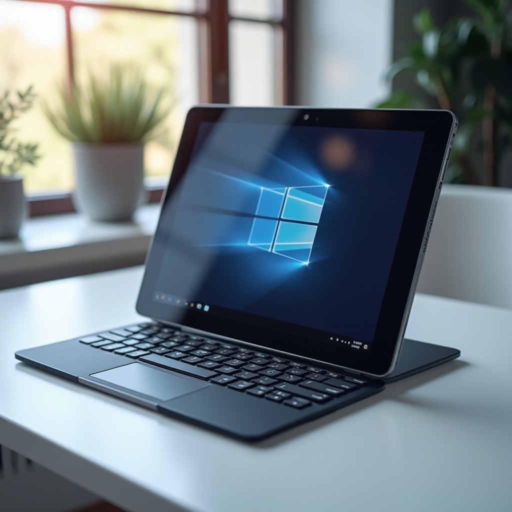 配鍵盤的融合平板電腦 Windows 10